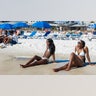 Florida spring breakers lounging 