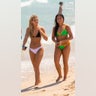 two Spring breakers in bikinis