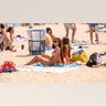 A spring breaker seated