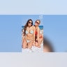 two College women on spring break in Florida