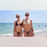 pair of College women on spring break in Florida