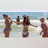 Florida spring breakers laughing