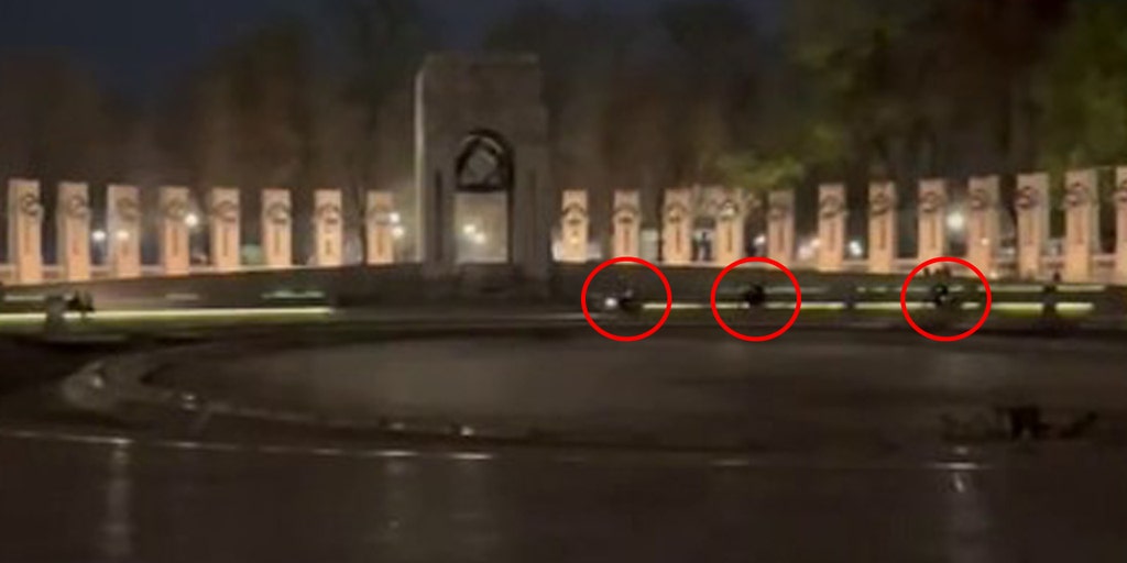 Dirt bikes, ATVs driven around World War II memorial in Washington, DC: video
