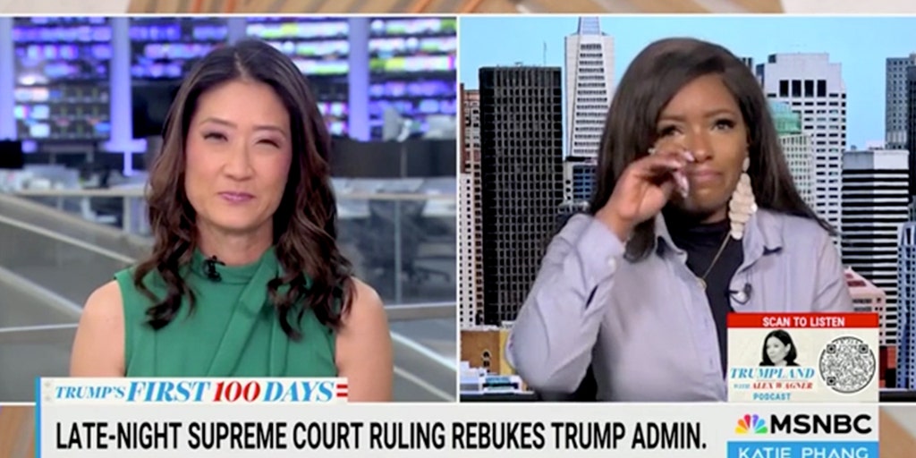 Jasmine Crockett tears up as MSNBC host lauds lawmaker for continued support for democracy