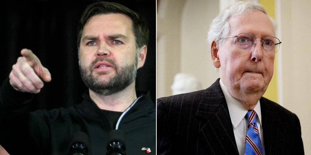 VP Vance blasts McConnell's vote against Trump Pentagon nominee: 'Political pettiness'