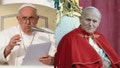 Pope Francis (L)
AP Photo/Alessandra Tarantino
Pope John Paul II (R)
Getty Images - Fox News