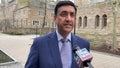 Democratic Rep. Ro Khanna of California is interviewed by Fox News Digital at Yale University, on April 15, 2025 in New Haven, Connecticut - Fox News