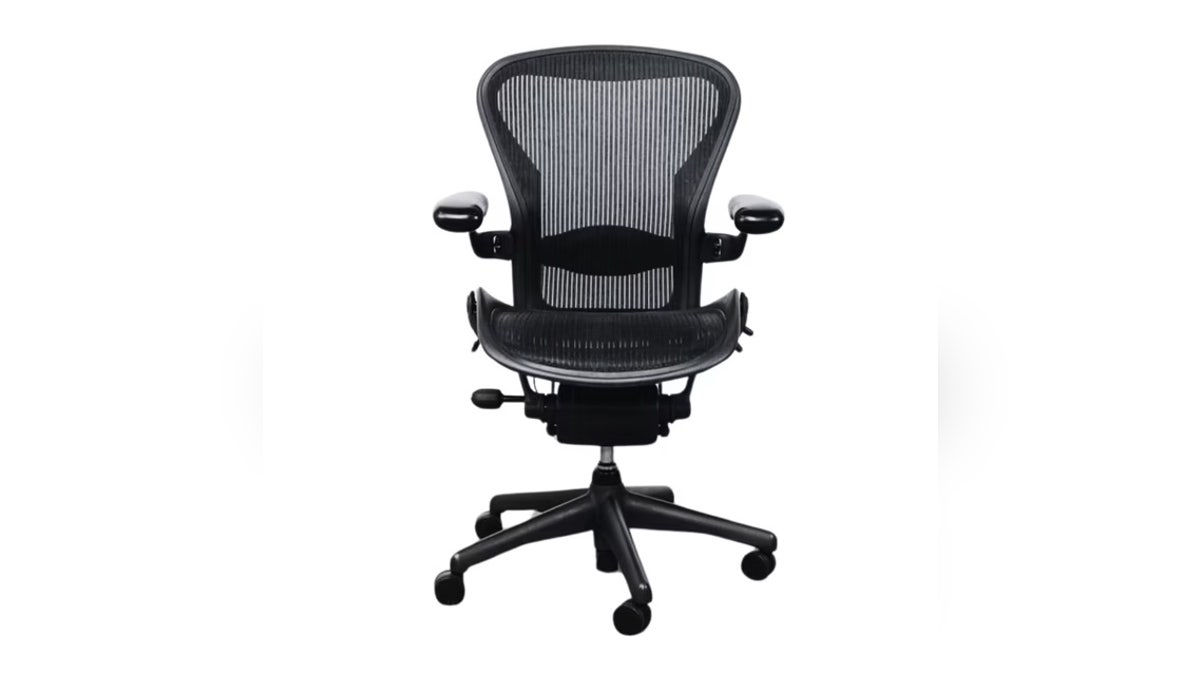 The Herman Miller Aeron chair has adjustable posture support, lumbar support and promotes healthy sitting habits.