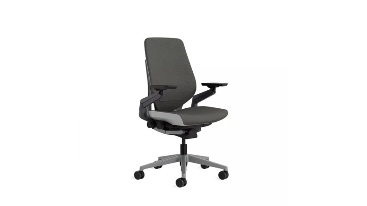 The Steelcase Gesture chair is designed to accommodate multiple seating positions and body types.