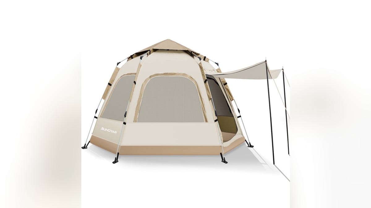 A comfortable tent for the whole family. 