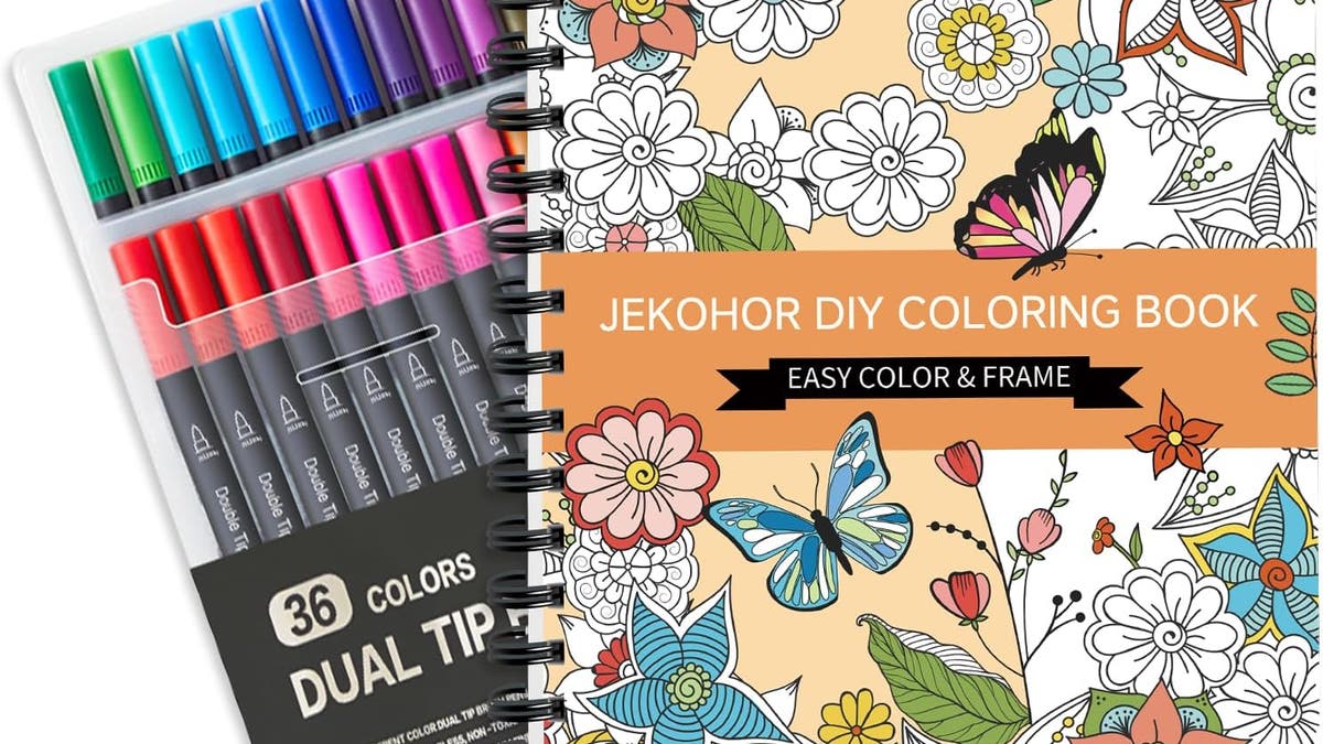 This adult coloring set on Amazon is the perfect base for your art-themed Easter basket.