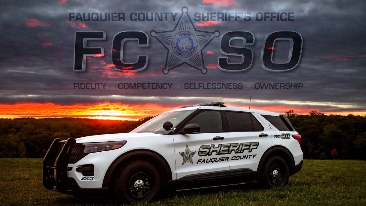 A Fauqier County Sheriff's vehicle