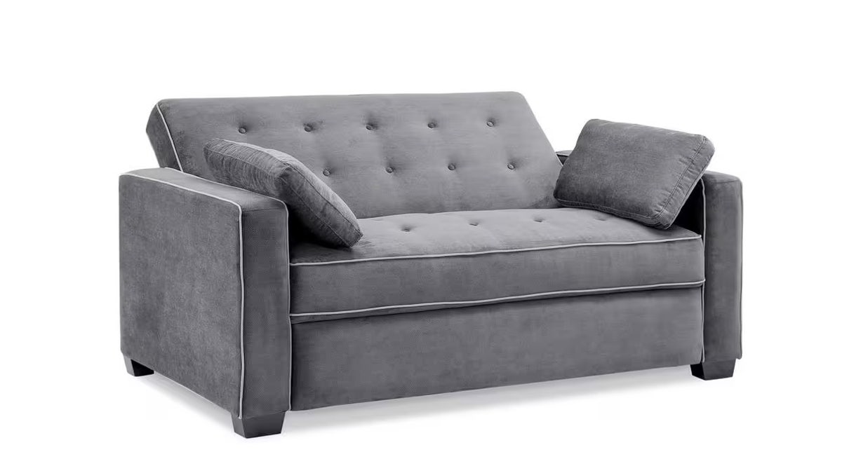 This Serta Augustus sofa furniture  offers a queen-size sleeping country  successful  a stylish sofa  design. 