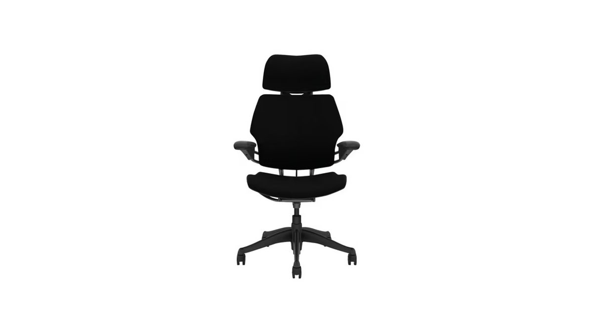Humanscale’s Freedom chair adapts seamlessly to your body with its self-adjusting reclining mechanism.
