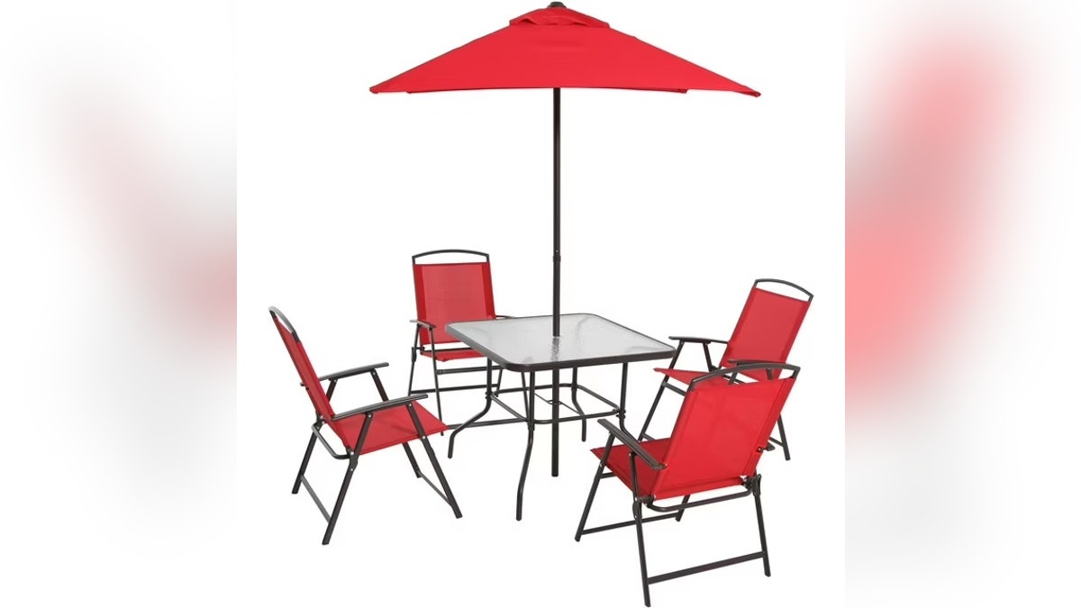 This budget-friendly set by Mainstays at Walmart offers a complete dining solution for smaller spaces for around $100.