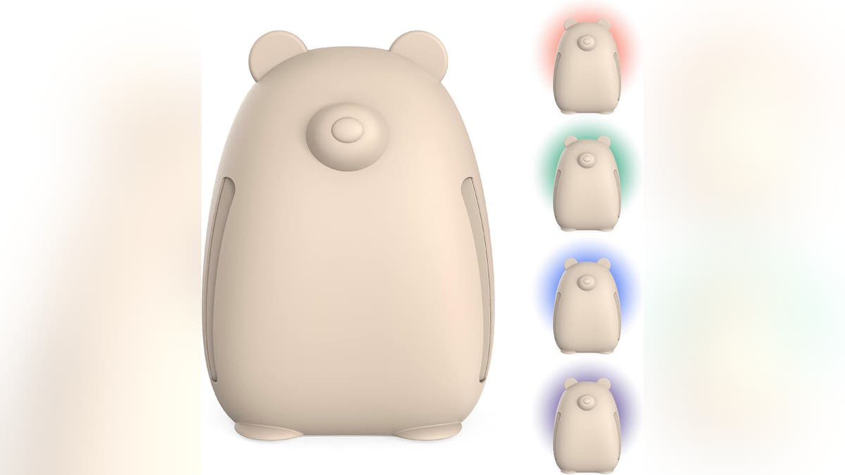 A cute bear-shaped air purifier for your kid's room.?