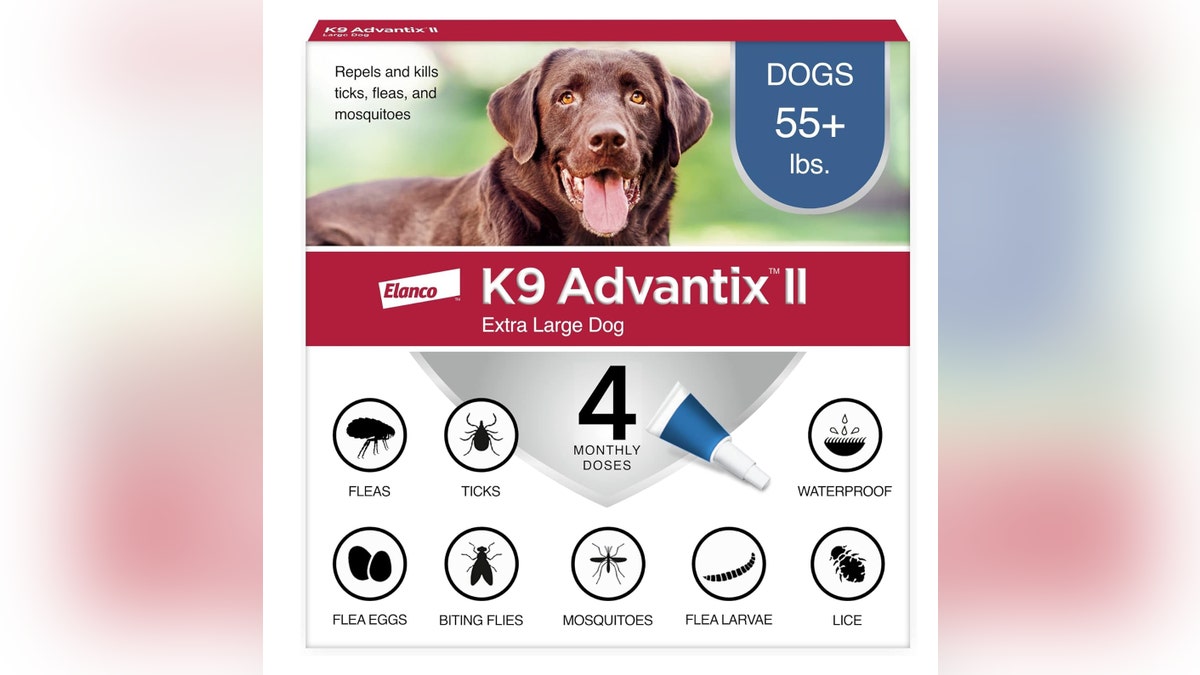 Get a four-month supply of flea and tick protection. 