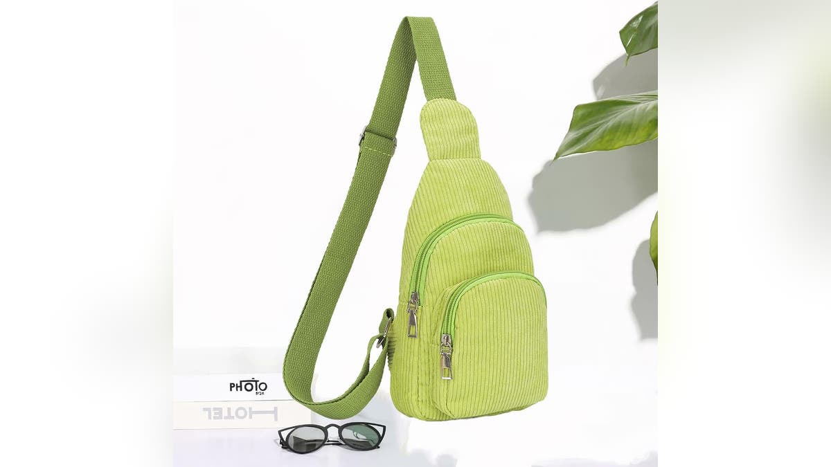A comfortable, colorful bag. 