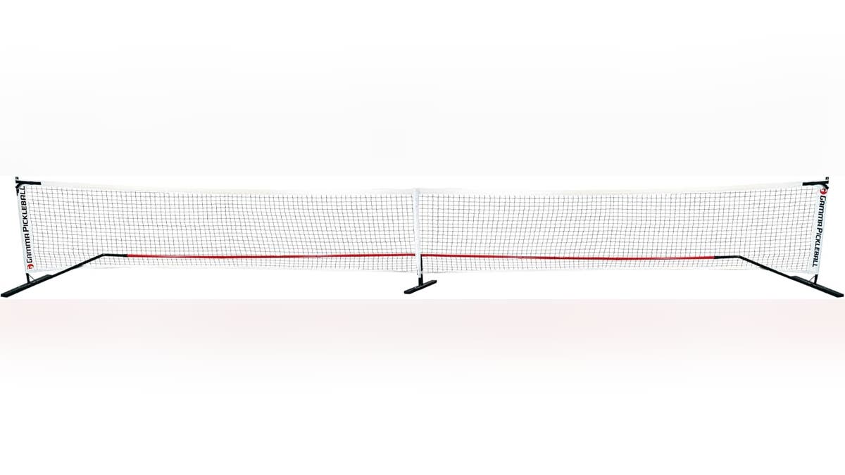 This Gamma Sports portable net system is easy to assemble for players interested in setting up a court.