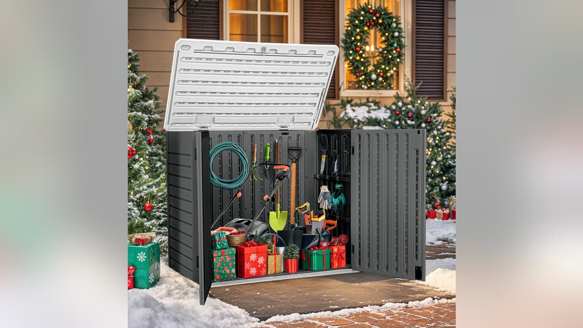 This is the perfect compact shed for any size yard. 