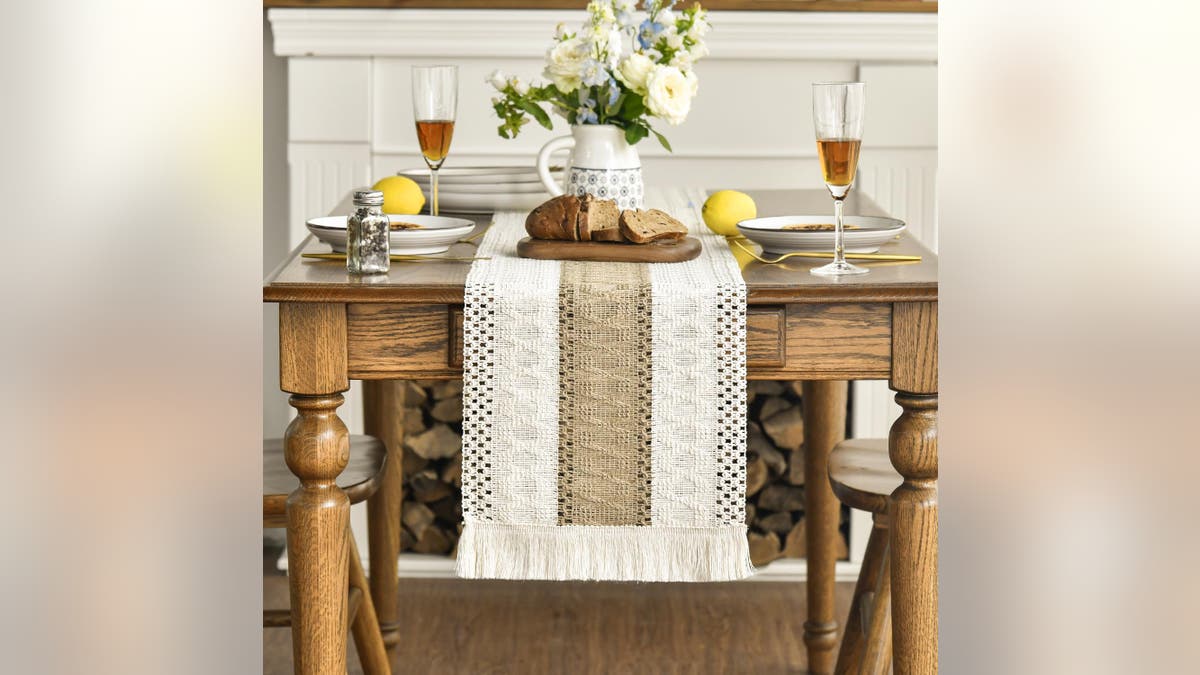 A chic, farmhouse-style runner. 