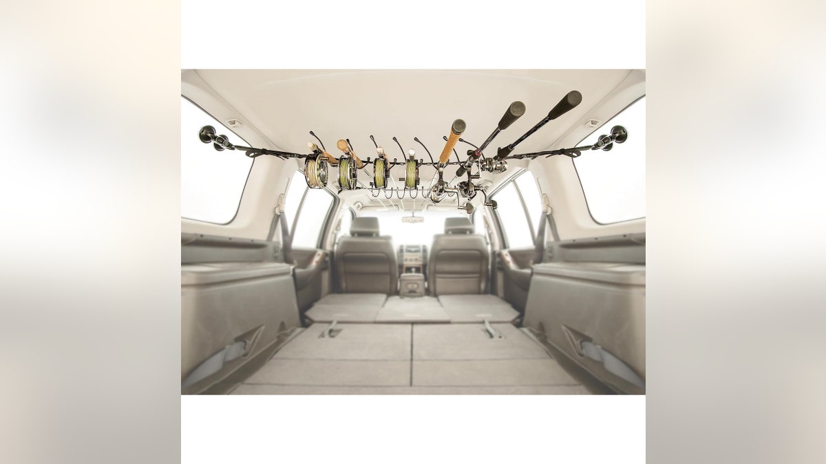Store all your rods and reels in your car with ease.