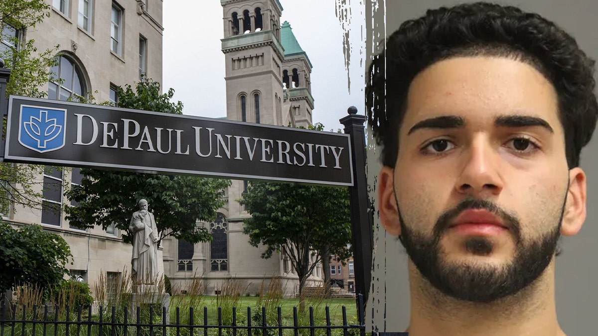 Adam Erkan was arrested for allegedly attacking 2  Jewish assemblage   students astatine  DePaul University