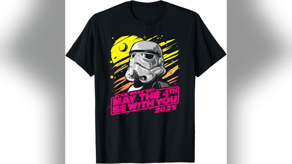 Celebrate your dark side with a Stormtrooper tee. 