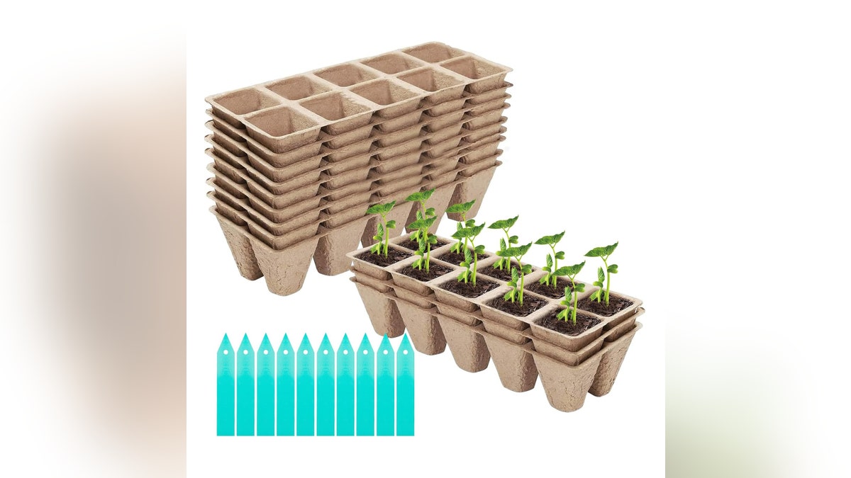 Get ready to grow flowers, veggies and more in these seed-planting trays. 