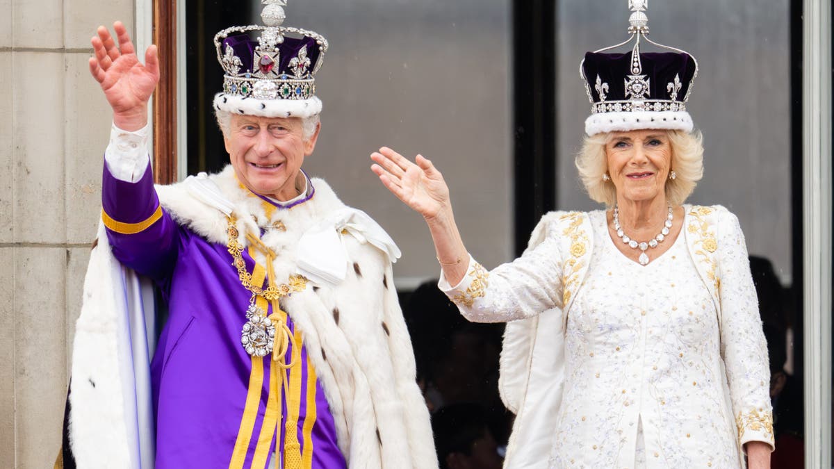 Charles and Camilla at the 2023 Cor Crown