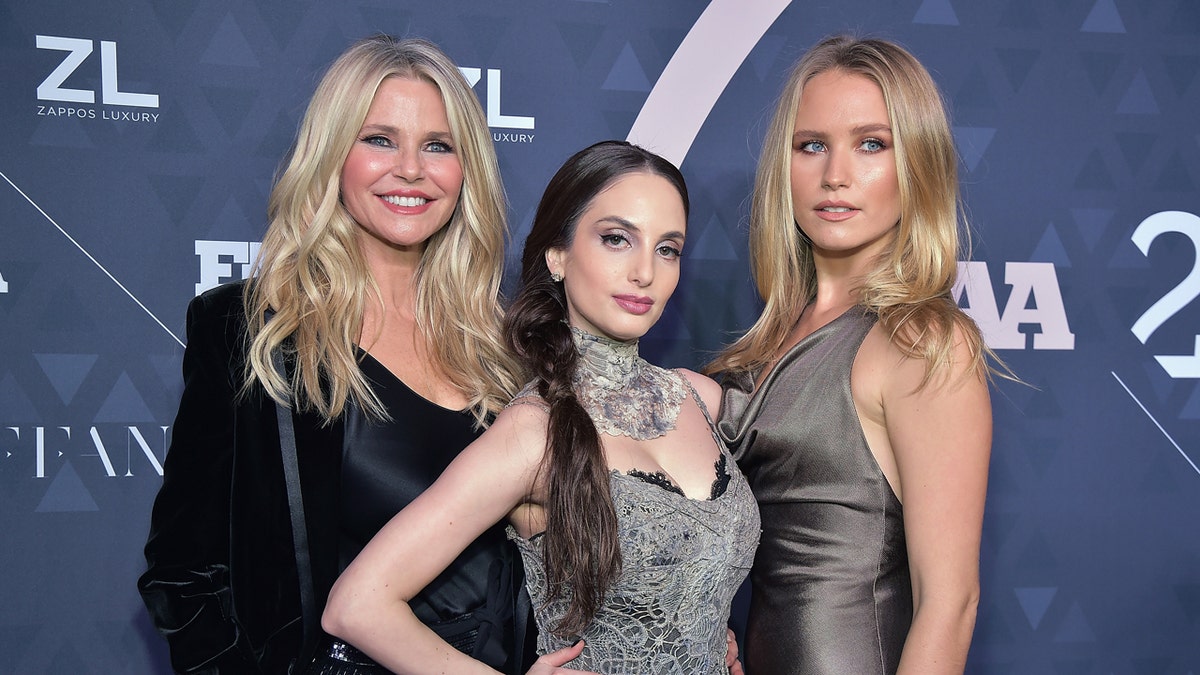 Christie Brinkley with her daughters, Sailor and Alexa
