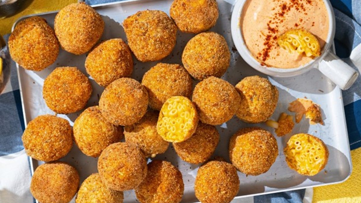 Mac and cheese is only better when it's fried. 