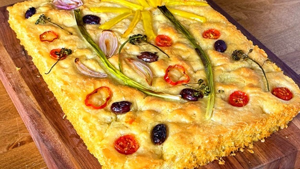 Focaccia ist eines der einfachsten Brotes.