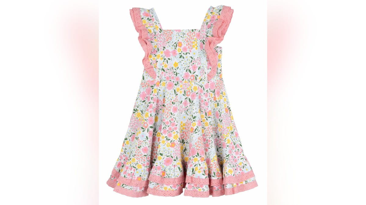 This darling floral dress is perfect for Easter.