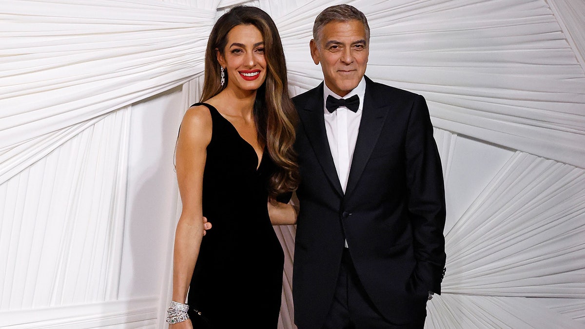 George Clooney and Amal Clooney at the 2024 Albie Awards in New York