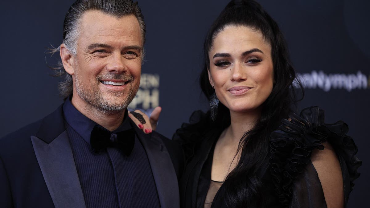 Josh Duhamel and his wife Audra Mari posing at the Monte-Carlo Television Festival photocall