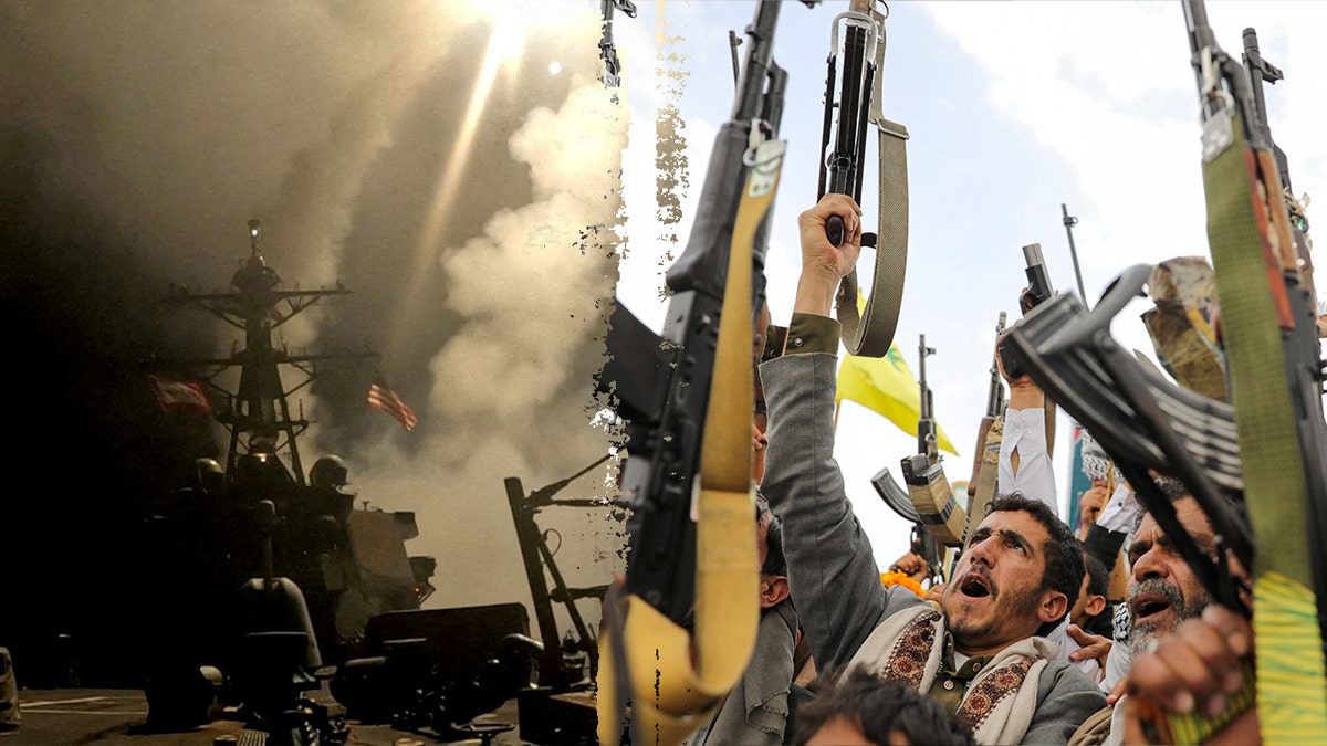 Houthi strikes and Houthi supporters