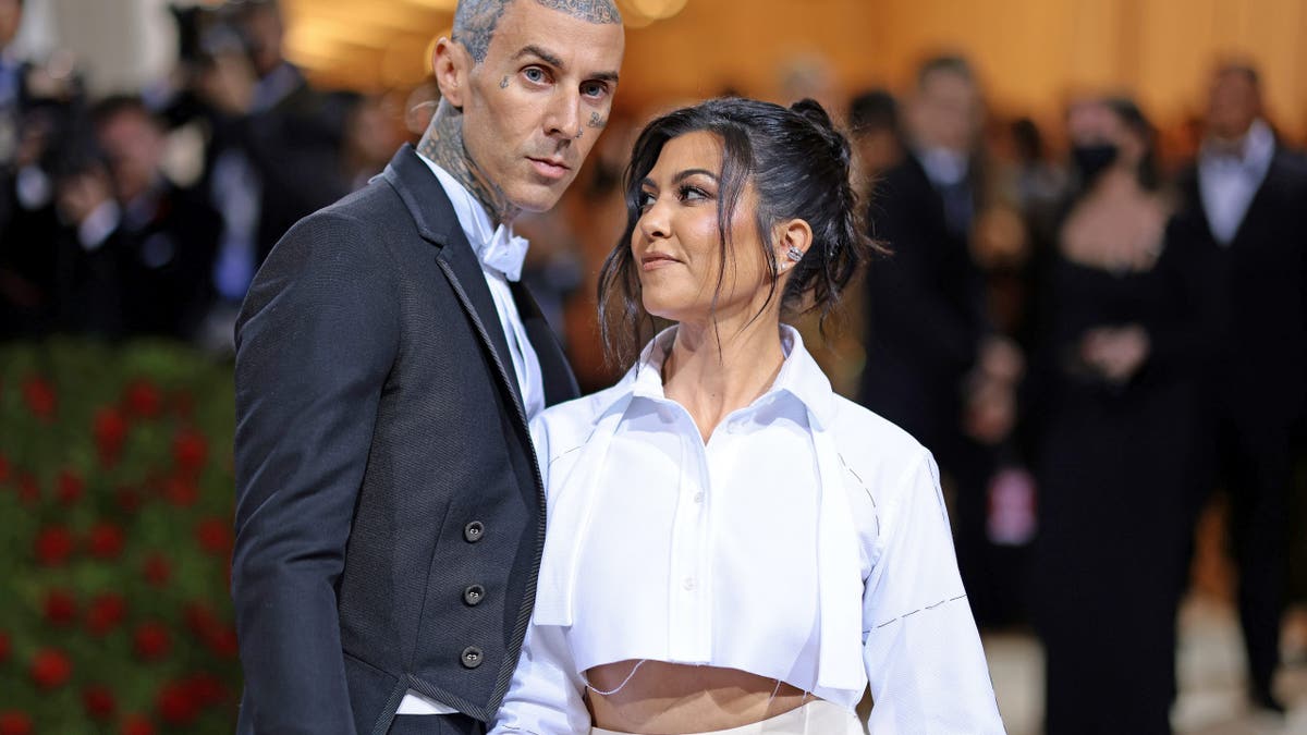 Kourtney Kardashian and Travis Barker