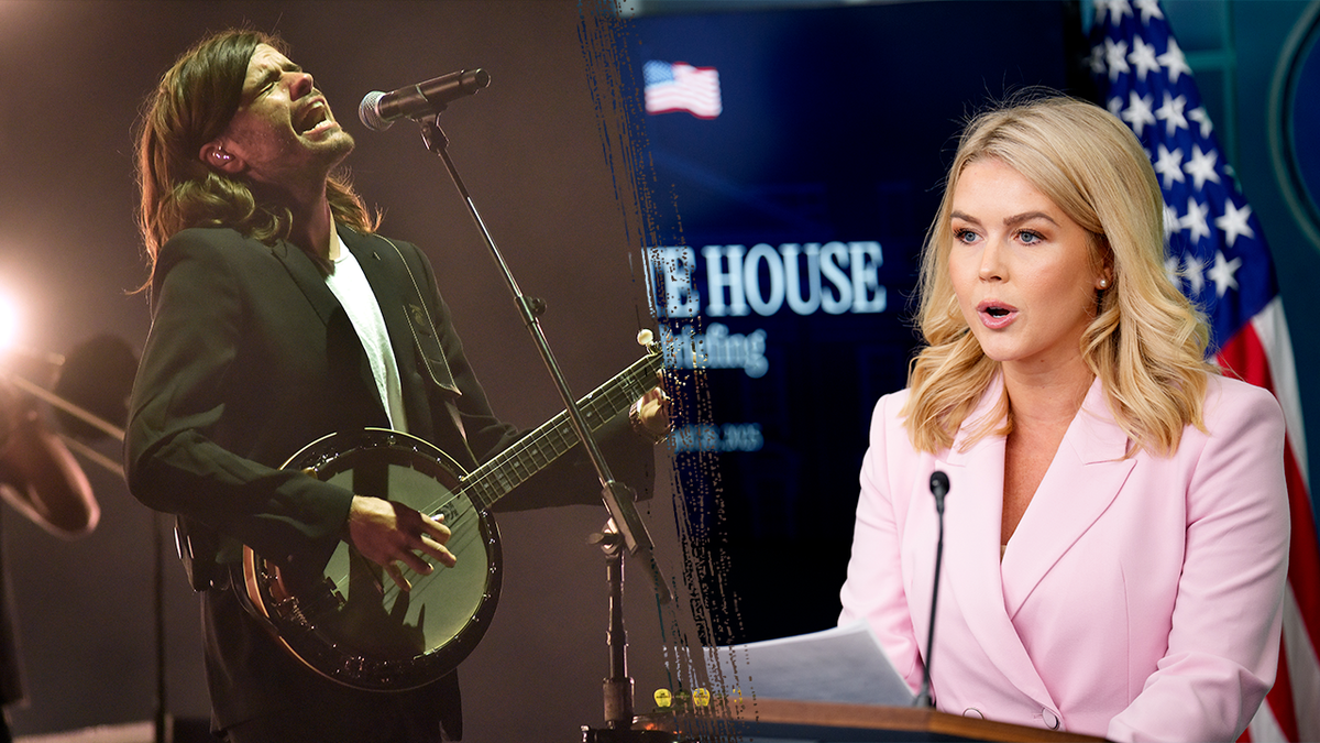 Winston Marshall and Karoline Leavitt