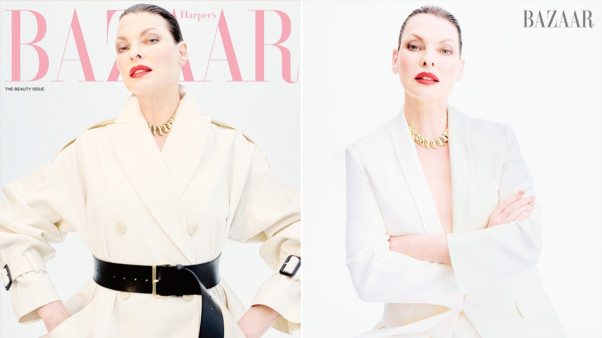 Linda Evangelista covers Harper's Bazaar