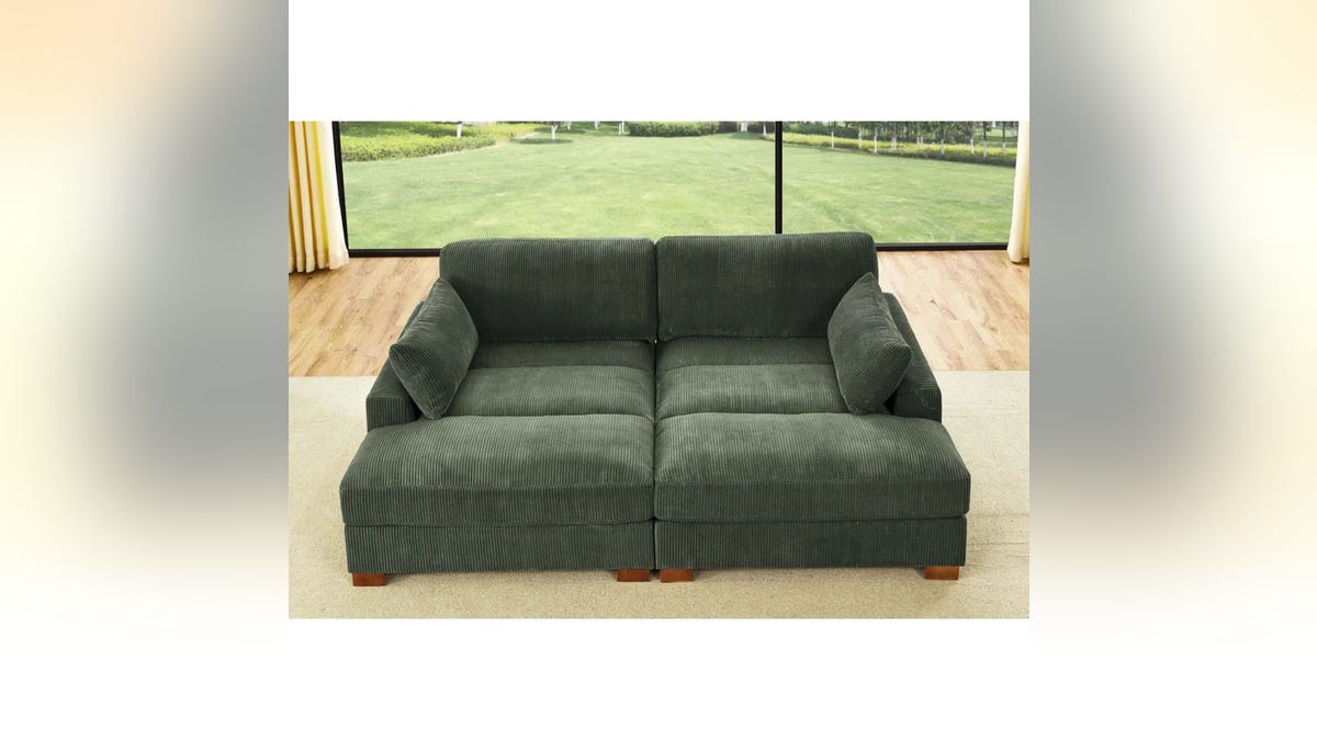 Lounge in ultimate comfort with this sleeper sofa.