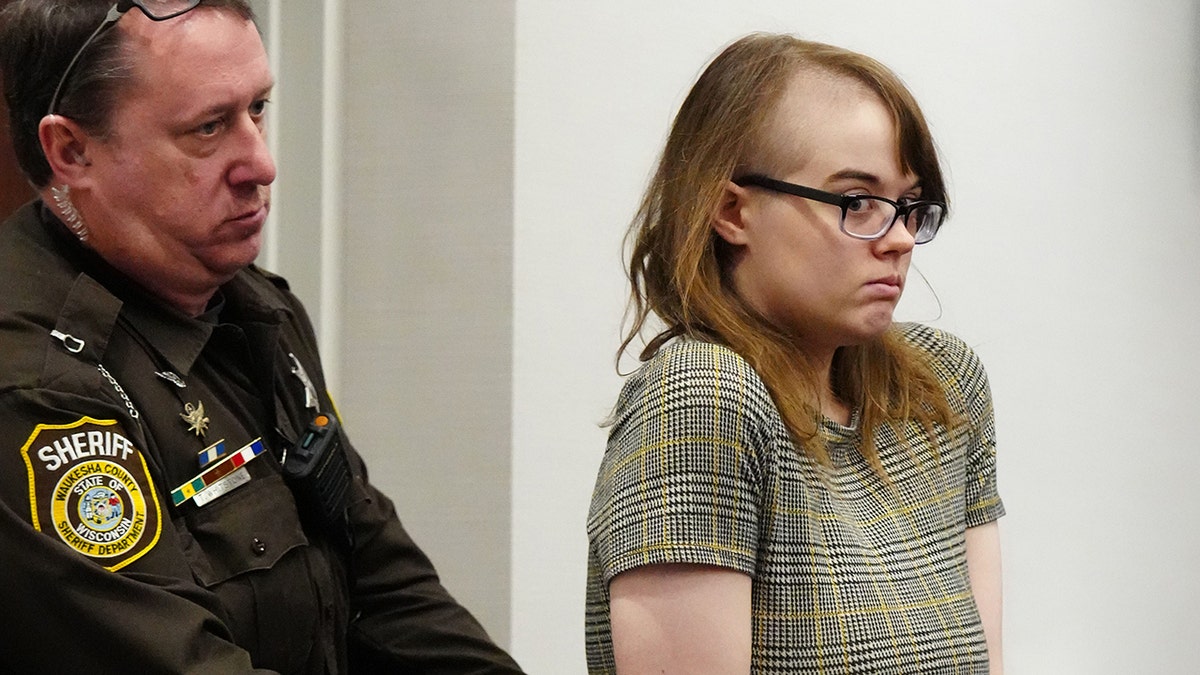 'Slender Man' stabber Morgan Geyser appears in a Wisconsin courtroom