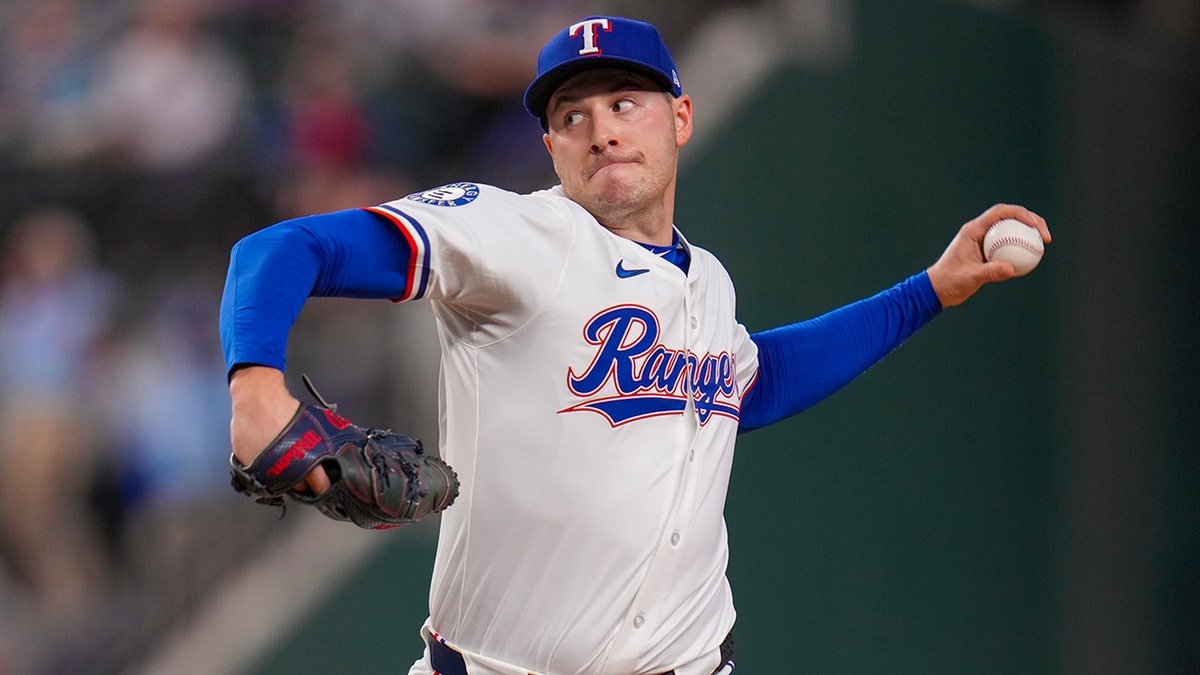 Patrick Corbin throws pitch
