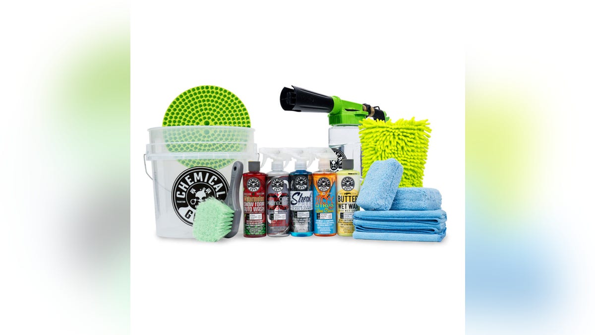 Wash the inside and outside of your car with all these products.?