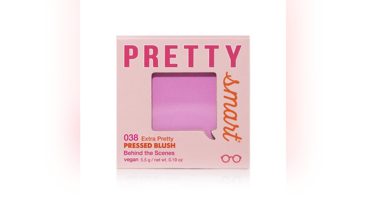 This blush is very blendable.