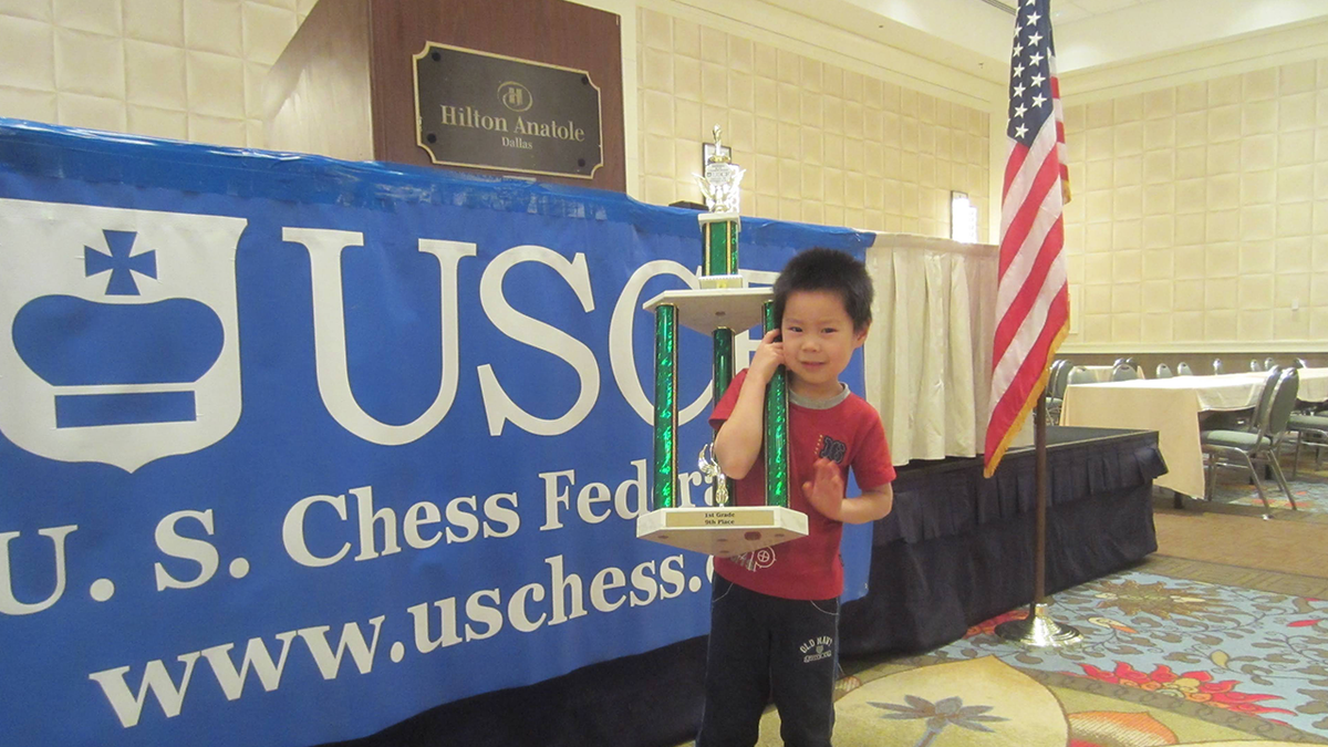 Stanley Zhong as a child