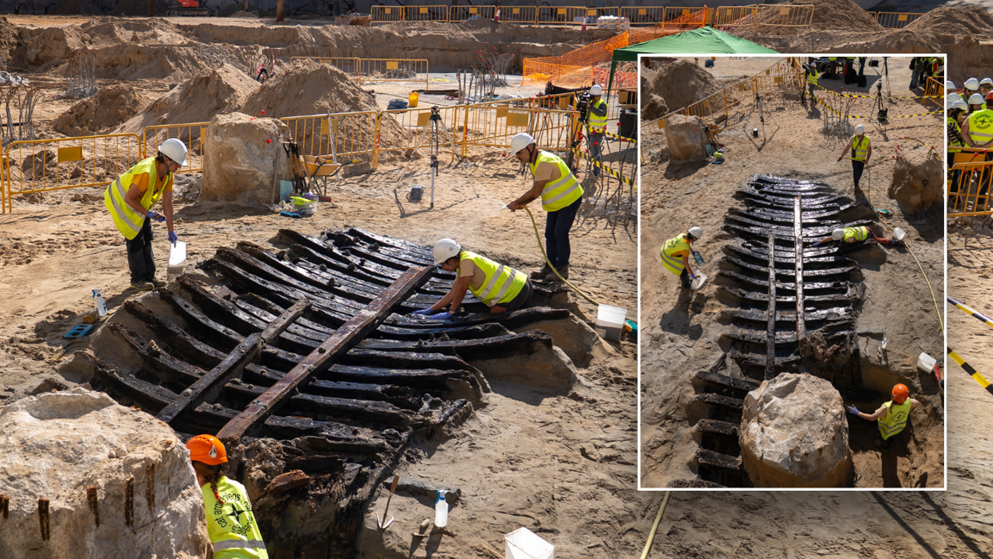 barcelona spain ancient ship discovery 2