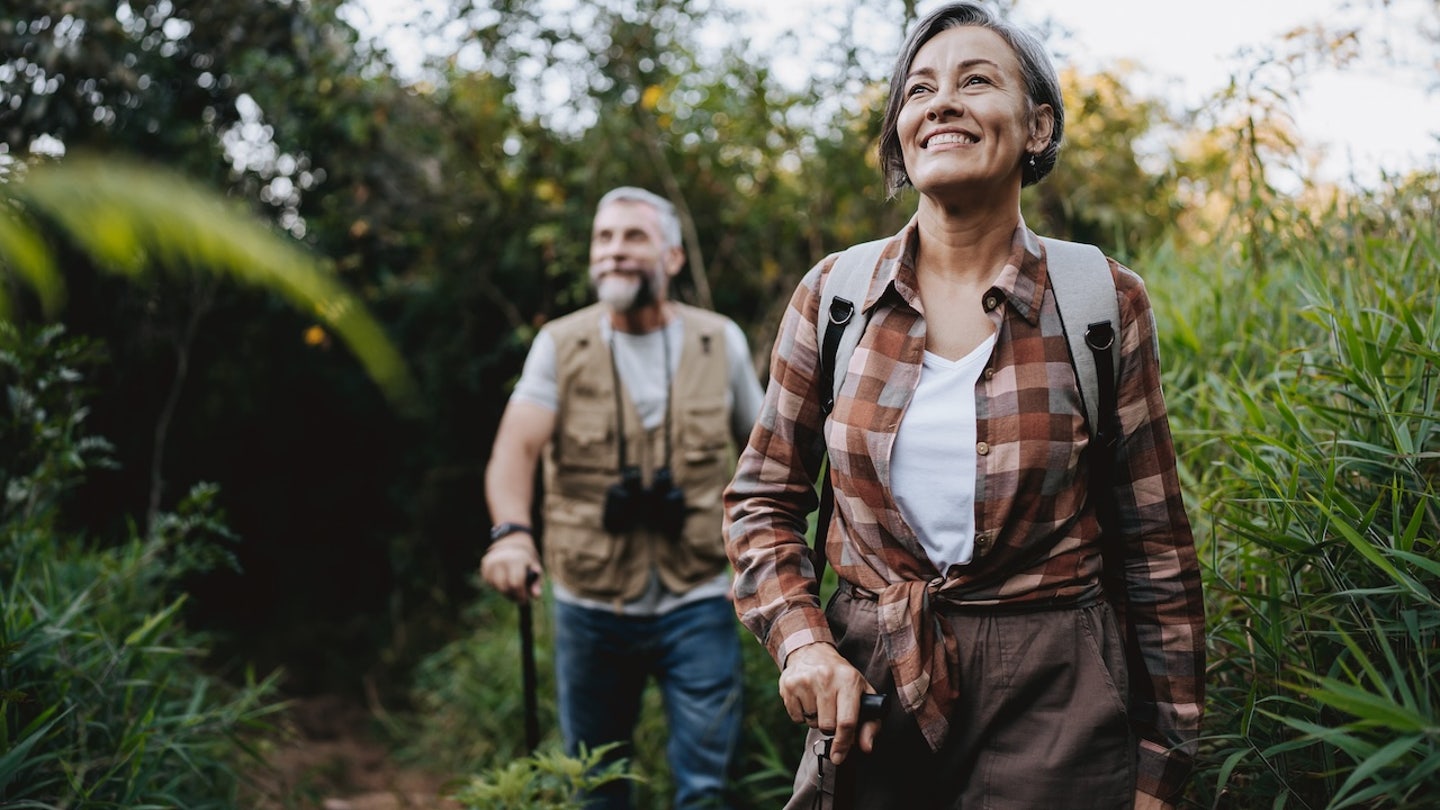 couple hiking