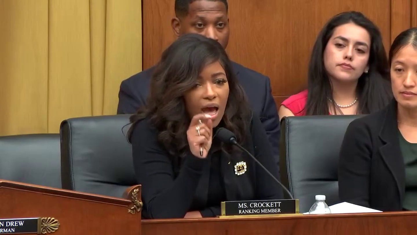 jasmine crockett says she was hired at her job because she was black