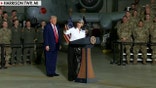 Michigan Gov. Gretchen Whitmer with President Trump